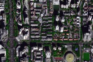 工人体育馆社区卫星地图-北京市东城区东直门街道胡家园社区地图浏览