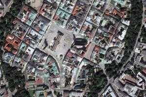 克拉科夫市衛星地圖-波蘭克拉科夫市中文版地圖瀏覽-克拉科夫旅遊地圖