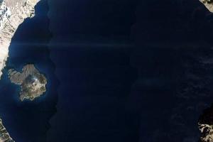 火山口湖市衛星地圖-美國俄勒岡州火山口湖市中文版地圖瀏覽-火山口湖旅遊地圖