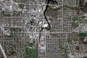 羅切斯特市衛星地圖-美國明尼蘇達州羅切斯特市中文版地圖瀏覽-羅切斯特旅遊地圖