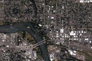 斯普林菲爾德市衛星地圖-美國俄勒岡州斯普林菲爾德市中文版地圖瀏覽-斯普林菲爾德旅遊地圖