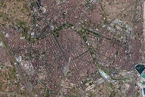 瓦倫西亞市衛星地圖-西班牙瓦倫西亞市中文版地圖瀏覽-瓦倫西亞旅遊地圖