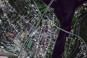 罗瓦涅米市卫星地图-芬兰罗瓦涅米市中文版地图浏览-罗瓦涅米旅游地图