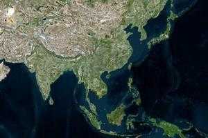 东亚和东南亚卫星地图_东亚和东南亚国家地图_东亚和东南亚城市中文版地图浏览
