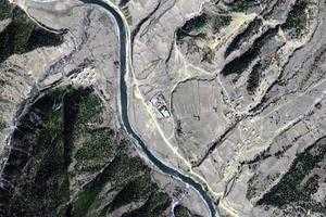 上木拉乡卫星地图-四川省甘孜藏族自治州理塘县格聂镇、村地图浏览