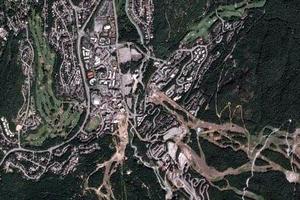 加拿大惠斯勒滑雪場旅遊地圖_加拿大惠斯勒滑雪場衛星地圖_加拿大惠斯勒滑雪場景區地圖