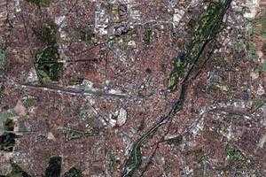 慕尼黑市卫星地图-德国慕尼黑市中文版地图浏览-慕尼黑旅游地图