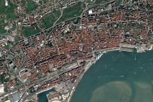 桑坦德市卫星地图-西班牙桑坦德市中文版地图浏览-桑坦德旅游地图