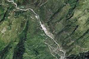 蒲溪乡卫星地图-四川省阿坝藏族羌族自治州理县蒲溪乡、村地图浏览