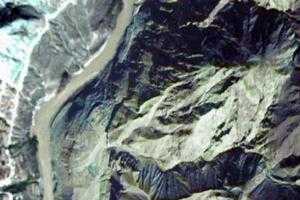 曲雅贡乡卫星地图-四川省甘孜藏族自治州得荣县瓦卡镇、村地图浏览