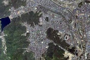 龜尾市衛星地圖-韓國光州市慶尚北道龜尾市中文版地圖瀏覽-龜尾旅遊地圖