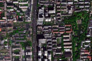人定湖西里社区卫星地图-北京市西城区德胜街道六铺炕南小街地图浏览