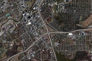 弗林特市衛星地圖-美國密歇根州弗林特市中文版地圖瀏覽-弗林特旅遊地圖