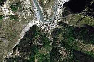 观音桥镇卫星地图-四川省阿坝藏族羌族自治州金川县观音桥镇、村地图浏览