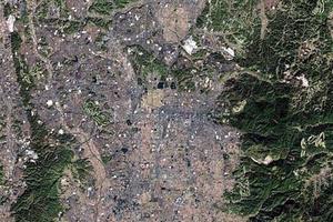 奈良縣(奈良市)衛星地圖-日本奈良縣(奈良市)中文版地圖瀏覽-奈良旅遊地圖