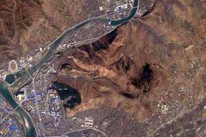 江界市卫星地图-朝鲜江界市中文版地图浏览-江界旅游地图