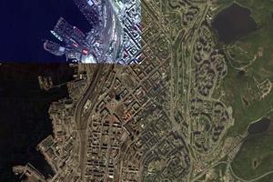 摩爾曼斯科市衛星地圖-俄羅斯摩爾曼斯科市中文版地圖瀏覽-摩爾曼斯科旅遊地圖