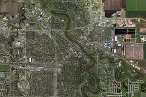 大福克斯市卫星地图-美国北达科他州大福克斯市中文版地图浏览-大福克斯旅游地图