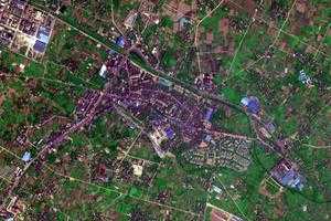 九尺鎮衛星地圖-四川省成都市彭州市餮艚值、村地圖瀏覽