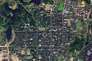 八面山瑶族乡卫星地图-湖南省郴州市资兴市汤溪镇、村地图浏览