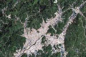 山口市衛星地圖-日本山口市中文版地圖瀏覽-山口旅遊地圖