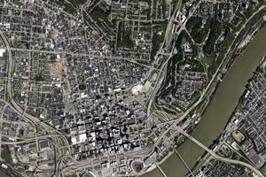 辛辛那提市卫星地图-美国俄亥俄州辛辛那提市中文版地图浏览-辛辛那提旅游地图