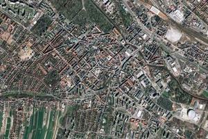 格利维采市卫星地图-波兰格利维采市中文版地图浏览-格利维采旅游地图