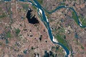 河内市(首都)卫星地图-越南河内市(首都)中文版地图浏览-河内旅游地图