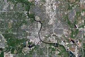 得梅因市衛星地圖-美國艾奧瓦州得梅因市中文版地圖瀏覽-得梅因旅遊地圖
