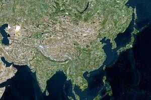 亚洲卫星地图_亚洲国家地图_亚洲城市中文版地图浏览
