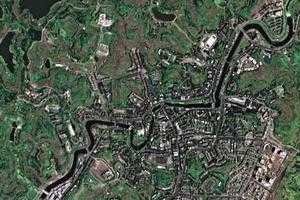 赤城镇卫星地图-四川省遂宁市蓬溪县普安街道、村地图浏览