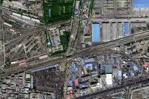 北站衛星地圖-新疆維吾爾自治區阿克蘇地區烏魯木齊市新市區北站街道地圖瀏覽