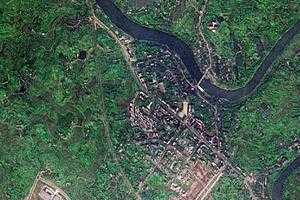 沿滩镇卫星地图-四川省自贡市沿滩区沿滩镇、村地图浏览