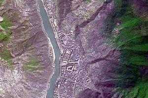 泸定县卫星地图-四川省甘孜藏族自治州泸定县、乡、村各级地图浏览