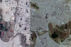 哈塞克市卫星地图-叙利亚哈塞克市中文版地图浏览-哈塞克旅游地图