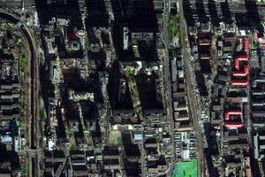 朗琴园社区卫星地图-北京市西城区广安门外街道三义东里社区地图浏览