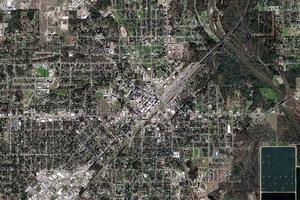 哈蒂斯堡市卫星地图-美国密西西比州哈蒂斯堡市中文版地图浏览-哈蒂斯堡旅游地图