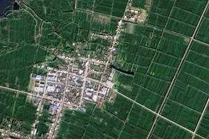 申集鎮衛星地圖-安徽省蚌埠市五河縣安徽五河經濟開發區、村地圖瀏覽