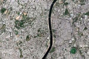 艾哈迈达巴德市卫星地图-印度艾哈迈达巴德市中文版地图浏览-艾哈迈达巴德旅游地图