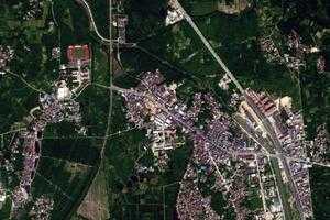 鰲頭鎮衛星地圖-廣東省廣州市從化區黃龍帶水庫、村地圖瀏覽