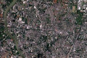 暖武里市卫星地图-泰国暖武里市中文版地图浏览-暖武里旅游地图