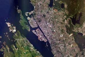 海于格松市卫星地图-挪威海于格松市中文版地图浏览-海于格松旅游地图