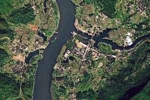油溪乡卫星地图-湖南省娄底市新化县上渡街道、村地图浏览