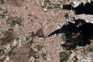 奥尔比亚市卫星地图-意大利奥尔比亚市中文版地图浏览-奥尔比亚旅游地图