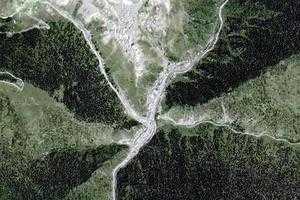 八邦乡卫星地图-四川省甘孜藏族自治州德格县麦宿镇、村地图浏览