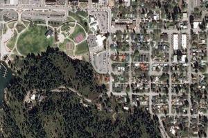 科達倫衛星地圖-美國愛達荷州科達倫中文版地圖瀏覽-科達倫旅遊地圖