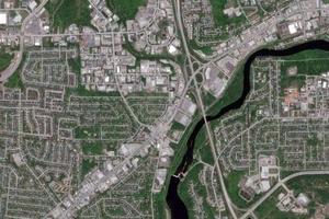 舍布鲁克市卫星地图-加拿大舍布鲁克市中文版地图浏览-舍布鲁克旅游地图