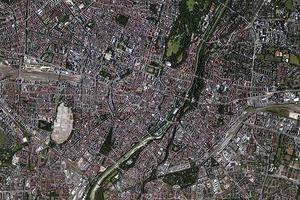 慕尼黑市衛星地圖-德國慕尼黑市中文版地圖瀏覽-慕尼黑旅遊地圖