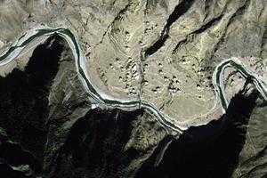 热加乡卫星地图-四川省甘孜藏族自治州白玉县热加乡、村地图浏览