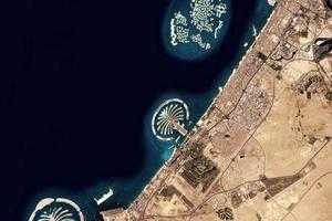 阿联酋迪拜旅游地图_阿联酋迪拜卫星地图_阿联酋迪拜景区地图